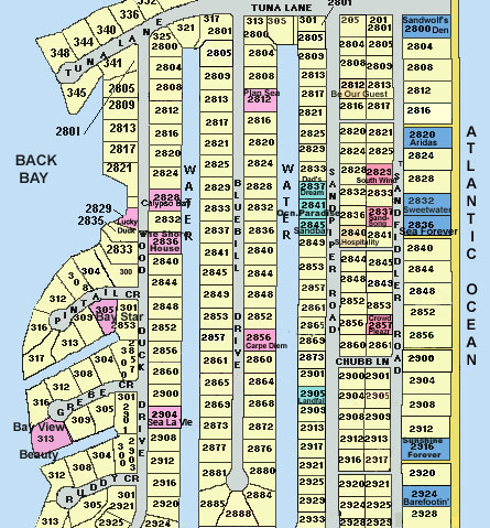 Sanbridge Beach Map