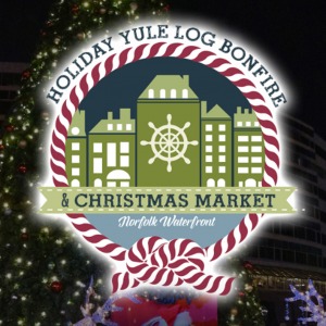 Holiday Yule Log Bonfire & Holiday Marketplace
