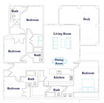 C1121W floor 1 plan