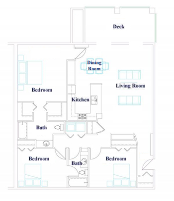 C1416N floor 1 plan