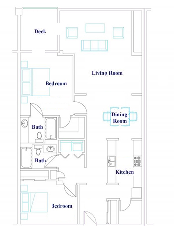 C2434W floor 1 plan