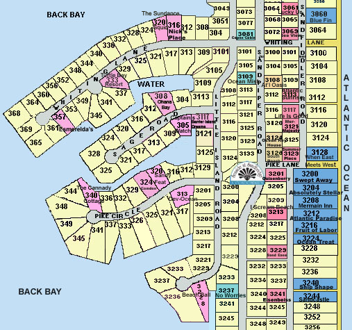 Sanbridge Beach Map