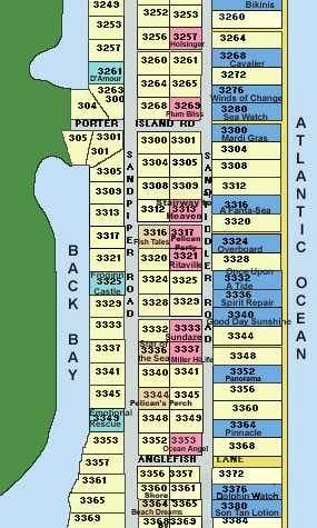 Sanbridge Beach Map