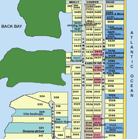 Sanbridge Beach Map