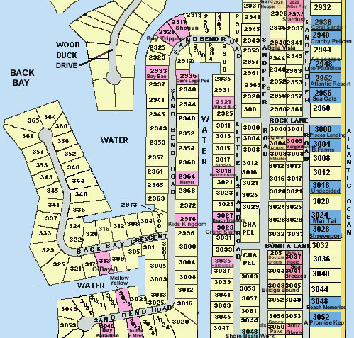 Sanbridge Beach Map